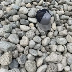 SALT AND PEPPER RIVER ROCK - LARGE