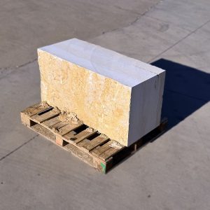 Austin Cream Limestone Block Side Angle